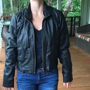Black For Joseph leather jacket